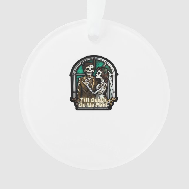 Valentine Till Death Do us Part Classic Ornament (Vorderseite)