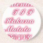 Valentine tip hakunamatata funny romantic colors getränkeuntersetzer<br><div class="desc">Valentine tip hakuna matata funny.Whats the bets advise you can give to couples or people who love and adore one another during valentine day special event? I guess there are many things on valentine you could tell and share with your loved ones but in this world of ours which is...</div>