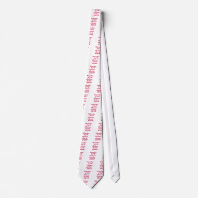 Valentine Tipp: Hakuna Matata Funny Text Art Print Krawatte (Vorderseite)