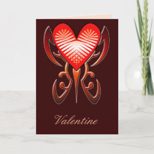 Valentine Tribe Card Feiertagskarte