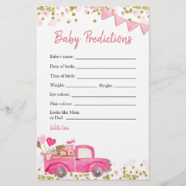 Valentine Truck Sweetheart Baby Vorhersagen