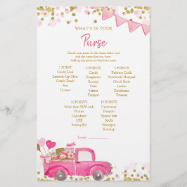 Valentine Truck Sweetheart Was ist in Ihrer Tasche