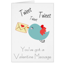 Valentine-Tweet-Liebe-Karte anpassen