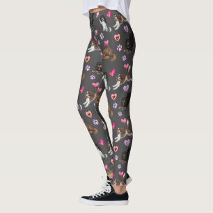 Valentine und Liebe Cavalier King Charles Spaniel Leggings