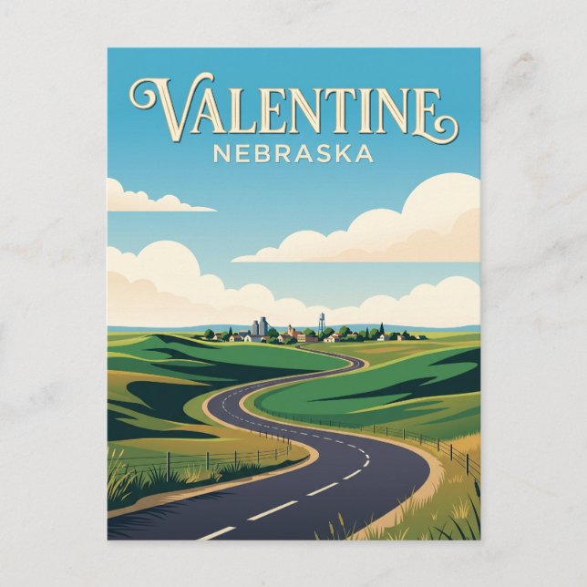 Valentine USA Postkarte (Vorderseite)