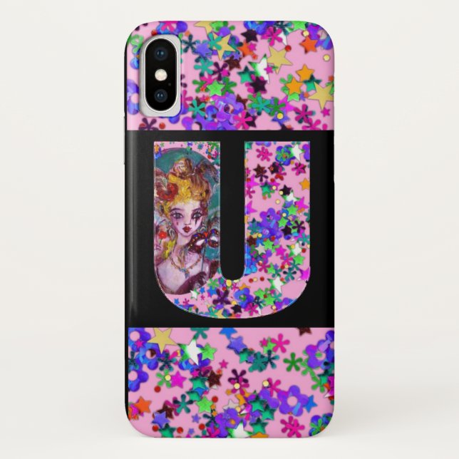 VALENTINE VENEZIANISCH MASQUERADE MONOGRAM U SCHRE Case-Mate iPhone HÜLLE (Rückseite)