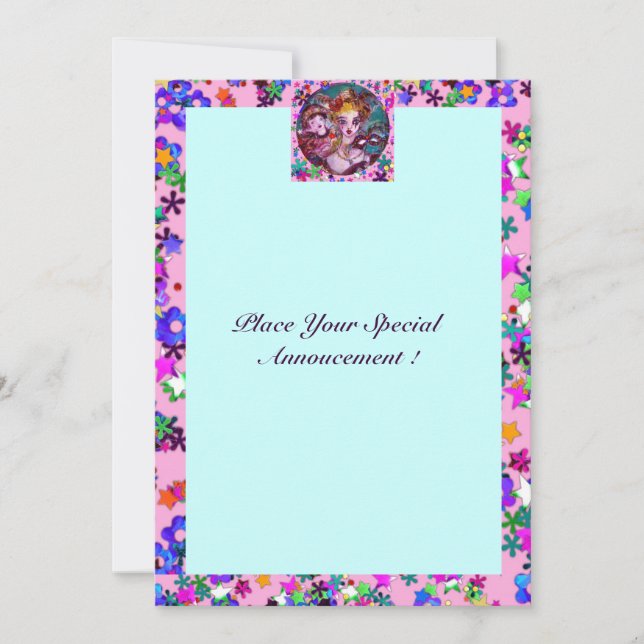 VALENTINE VENEZIANISCH MASQUERADE PARTY EINLADUNG (Vorderseite)