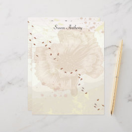 Valentine verkrustetes, verblassenes Papier