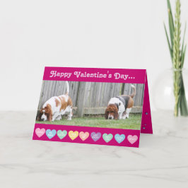 Valentine - Vermögen auf der Funny Valentine Day C Feiertagskarte