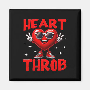 Valentine Vibe Cool Heart Friedenszeichen Kleinkin Magnet
