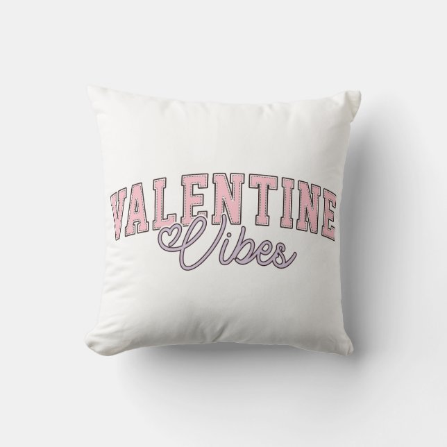 Valentine Vibes Kissen (Vorderseite)