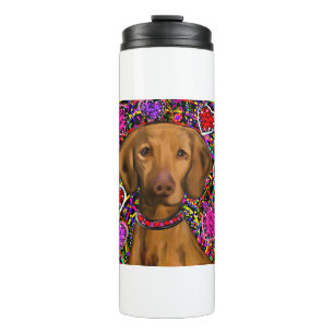 Valentine Vizsla Thermosbecher
