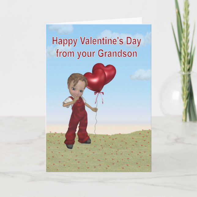 Valentine von Grandson Feiertagskarte (Vorderseite)