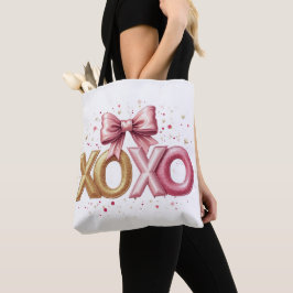 Valentine XOXO Rosa Valentinstag Tasche