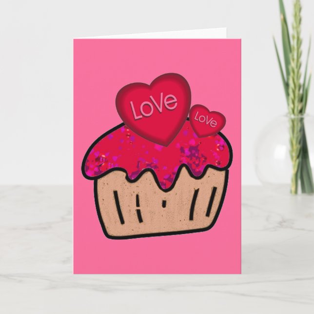 Valentinenkarte Feiertagskarte (Vorderseite)