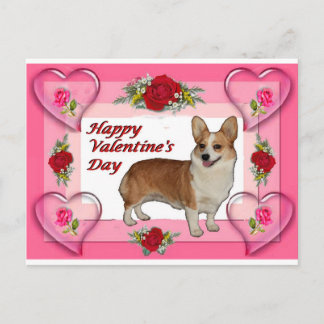 Valentinenkarte von Dott Hearts & Rose Feiertagspostkarte
