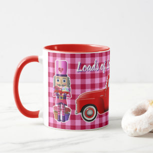 Valentinens Nutcracker mit wenig Rotem LKW Tasse