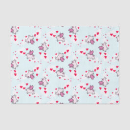 Valentiner Herzschweine Seidenpapier