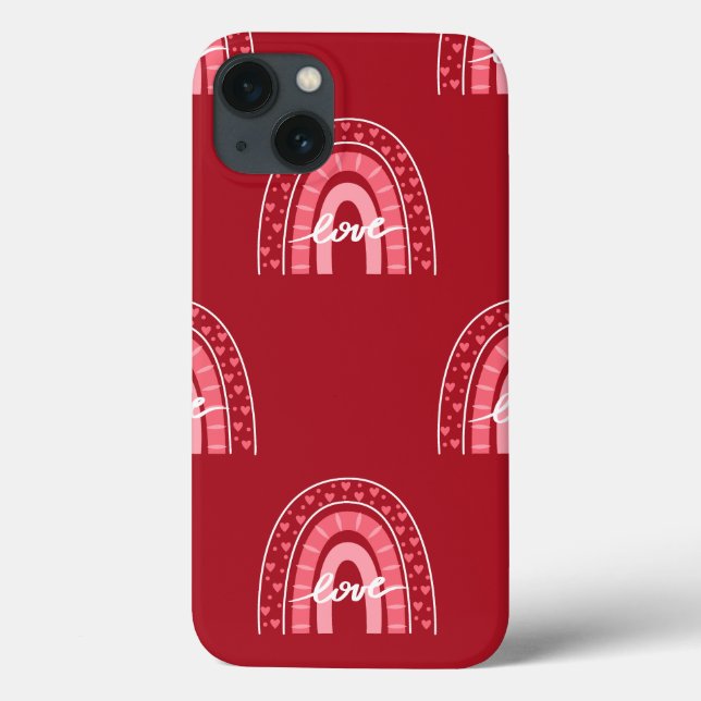 Valentiner Hintergrund mit Herz-Liebe Case-Mate iPhone Hülle (Rückseite)