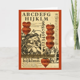 Valentiner Musikherzen Feiertagskarte