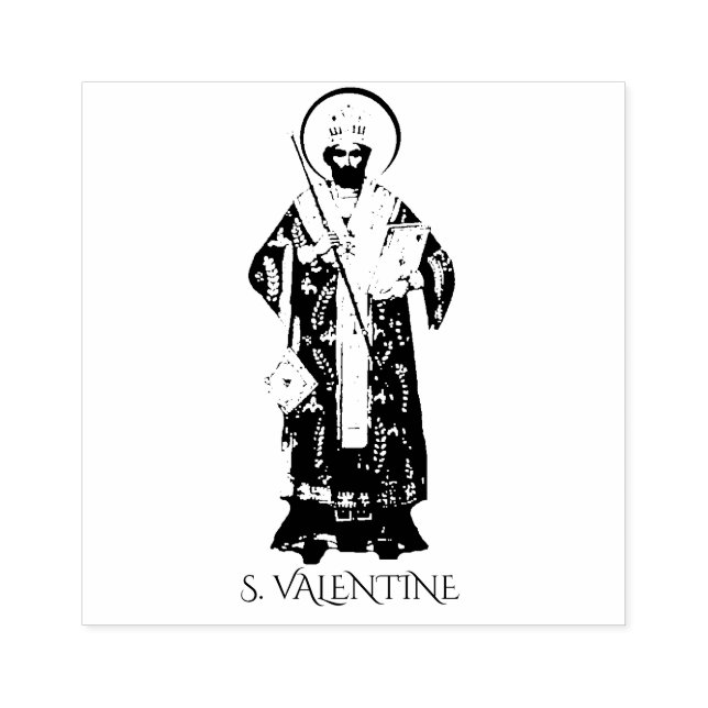 Valentiner Priester Bischof Gummistempel (Prägung)