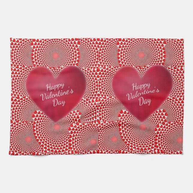 valentines amour cuisine serviette (Horizontal)
