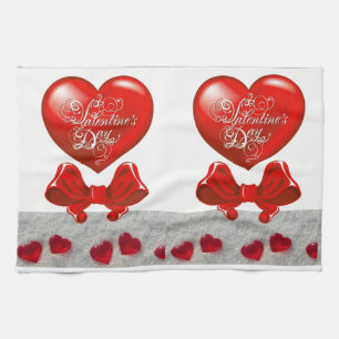 valentines amour cuisine serviette
