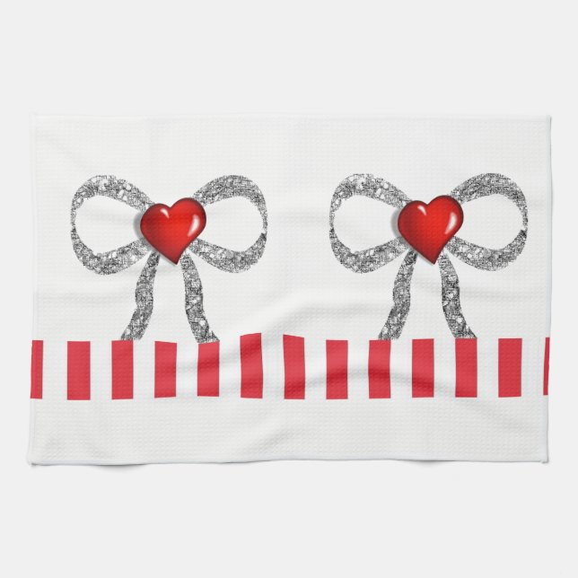 valentines amour cuisine serviette (Horizontal)