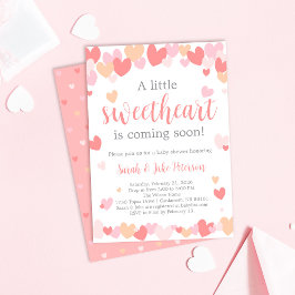 Valentine's Baby Shower Invitation Einladung