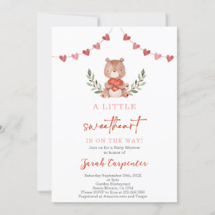 Valentines Baby shower Ours Invitation