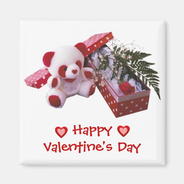 Valentine's Bärenmagnet Magnet (Vorne)