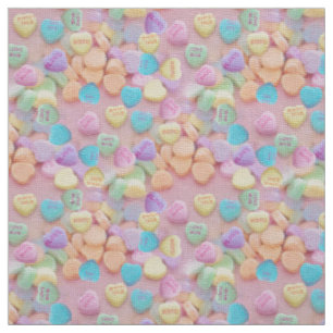 valentines bonbons coeurs tissu