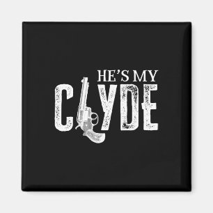 Valentines Bonnie Clyde Matching Couple Liebe Top Magnet