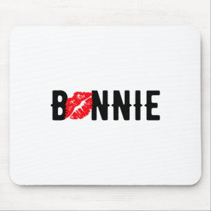 Valentines Bonnie Clyde Matching Couple Liebe Top  Mousepad