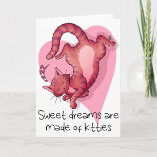 Valentines Cat Card Karte