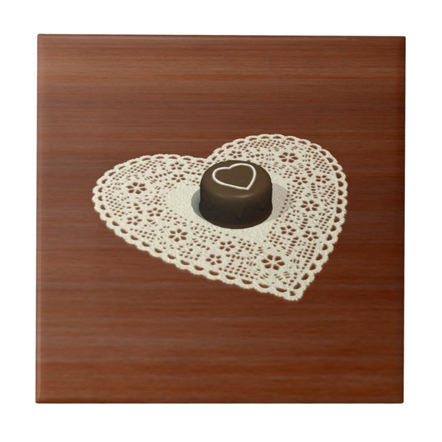 Valentines Chocolate Fliese (Vorderseite)