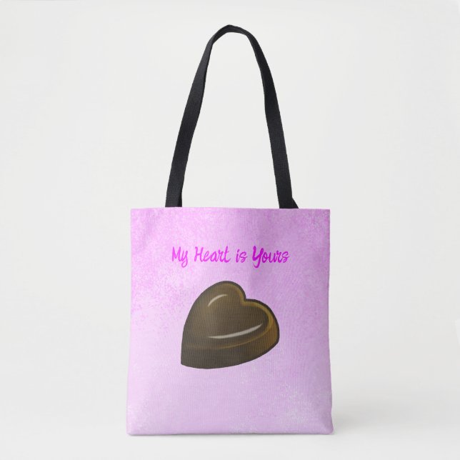 Valentines Chocolate Heart Tasche (Vorderseite)