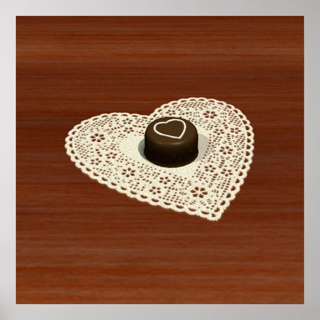 Valentines Chocolate Poster (Vorne)