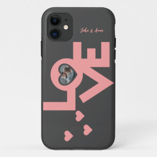 Valentines Couple Heart Custom Personalisiert Foto Case-Mate iPhone Hülle
