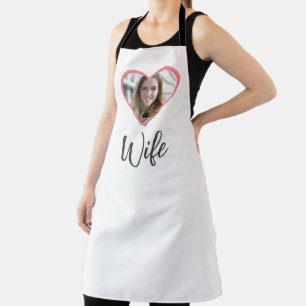 Valentines Couple Verheiratet Heart Personalisiert Schürze