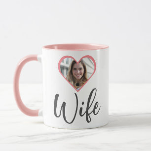 Valentines Couple Verheiratet Heart Personalisiert Tasse