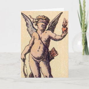 Valentines Cupidon les yeux bandés, Carte de Tarot