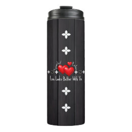 Valentines Custom Name Thermal Tumblers & Quotes Thermosbecher