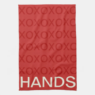 VALENTINE'S DAHUGS AND KISSES KÜCHE DISH TOWEL KÜCHENTUCH