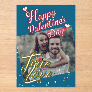 Valentine's Day  Acrylic Invitations Acryleinladungen