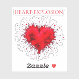 VALENTINES DAY AUFKLEBER