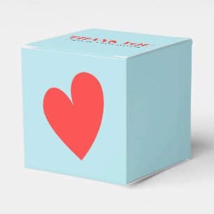 Valentine's Day Boy Baby Shower Herz Geschenkschachtel