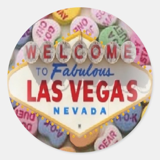 Valentine's Day Candy LV Stickers (Vorderseite)