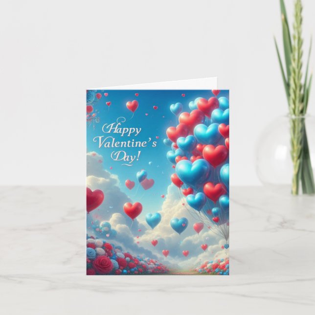 Valentine's Day Card  Feiertagskarte (Vorderseite)