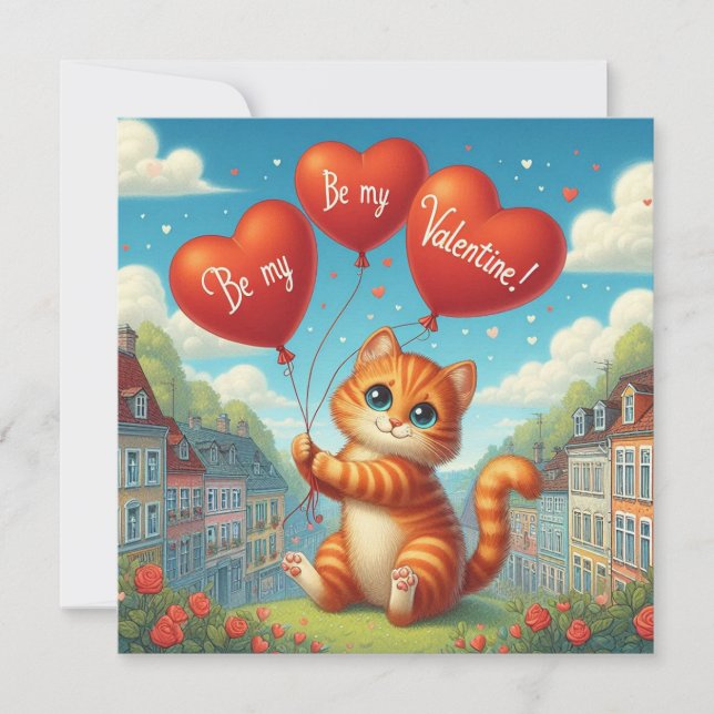 Valentine's Day Card  Feiertagskarte (Vorderseite)